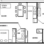 L'everest - 3 Pieces 6/7 Pers - L'everest - 072ev -plagne Centre Mae-6154 Apartment *