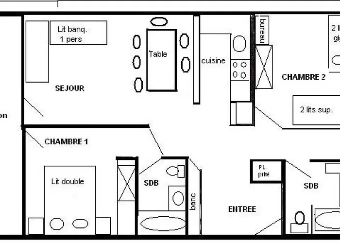 Résidence L'everest - 3 Pièces Pour 7 Personnes 154 Appartement *